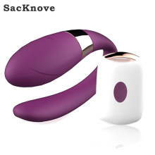 SacKnove China Exotic Wearable Toy Massager Tools G Spot Dildo Silicone Female U Shape Vibrator For Women Other Sex Products